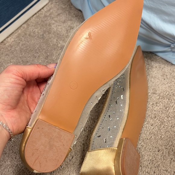 Lulu's Metallic Gold and Silver Flats - Picture 2 of 6